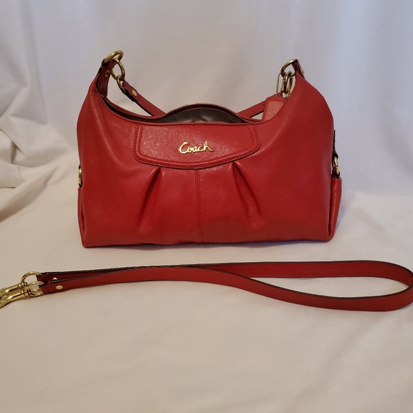 Ruby Red Coach Purse - Picture 4 of 4
